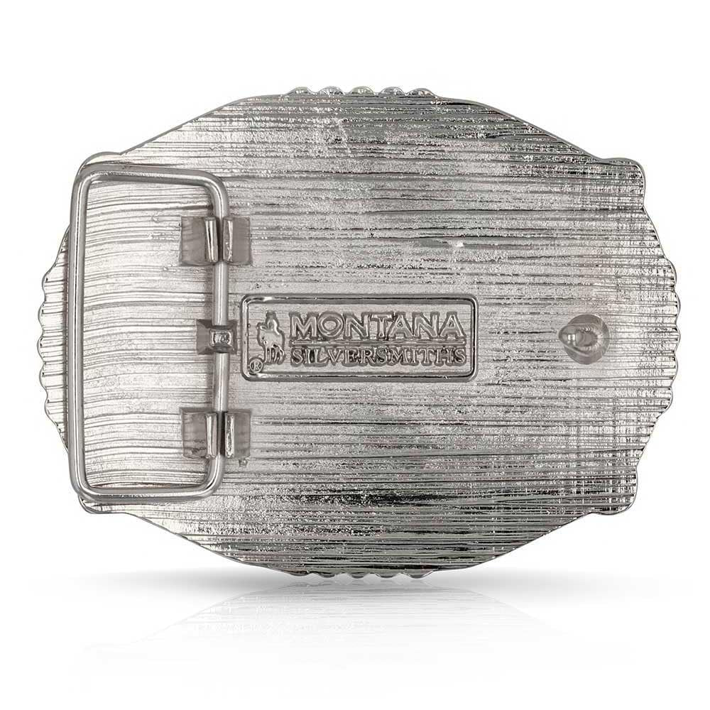 Montana Silversmiths Majestic Valor Buffalo Belt Buckle