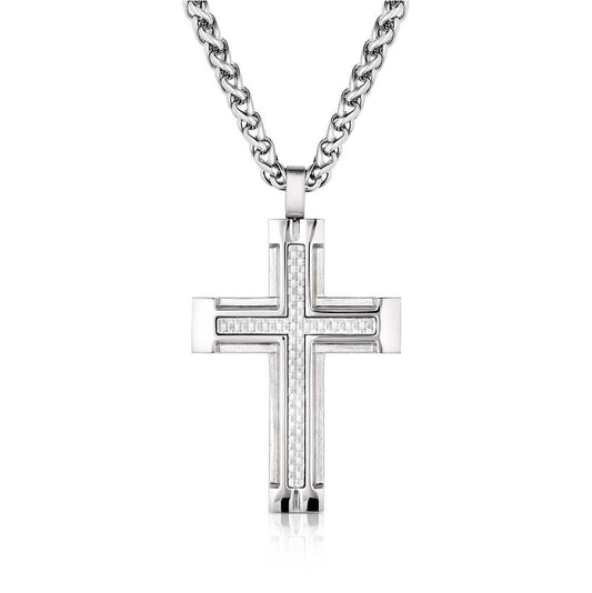 Montana Silversmiths Heros Belief Cross Necklace