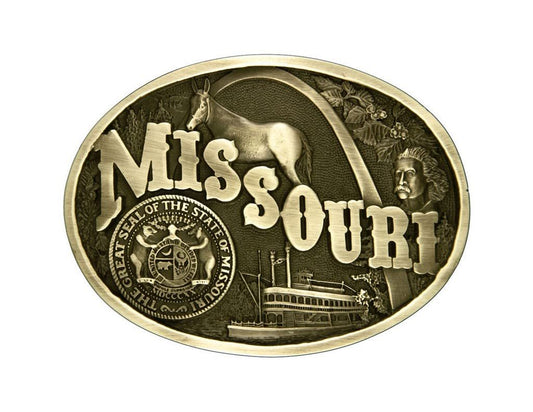 Montana Silversmiths Missouri Heritage Attitude Belt Buckle