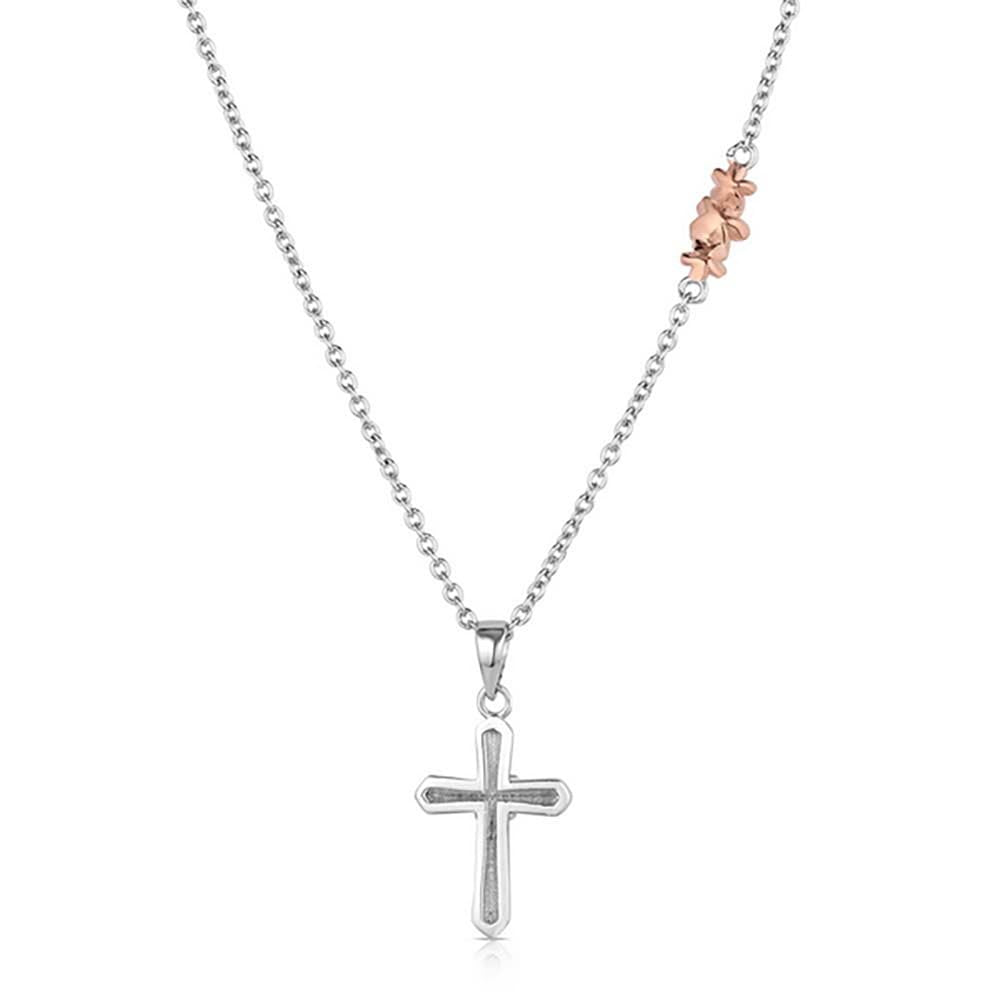 Montana Silversmiths Bountiful Blessings Cross Necklace