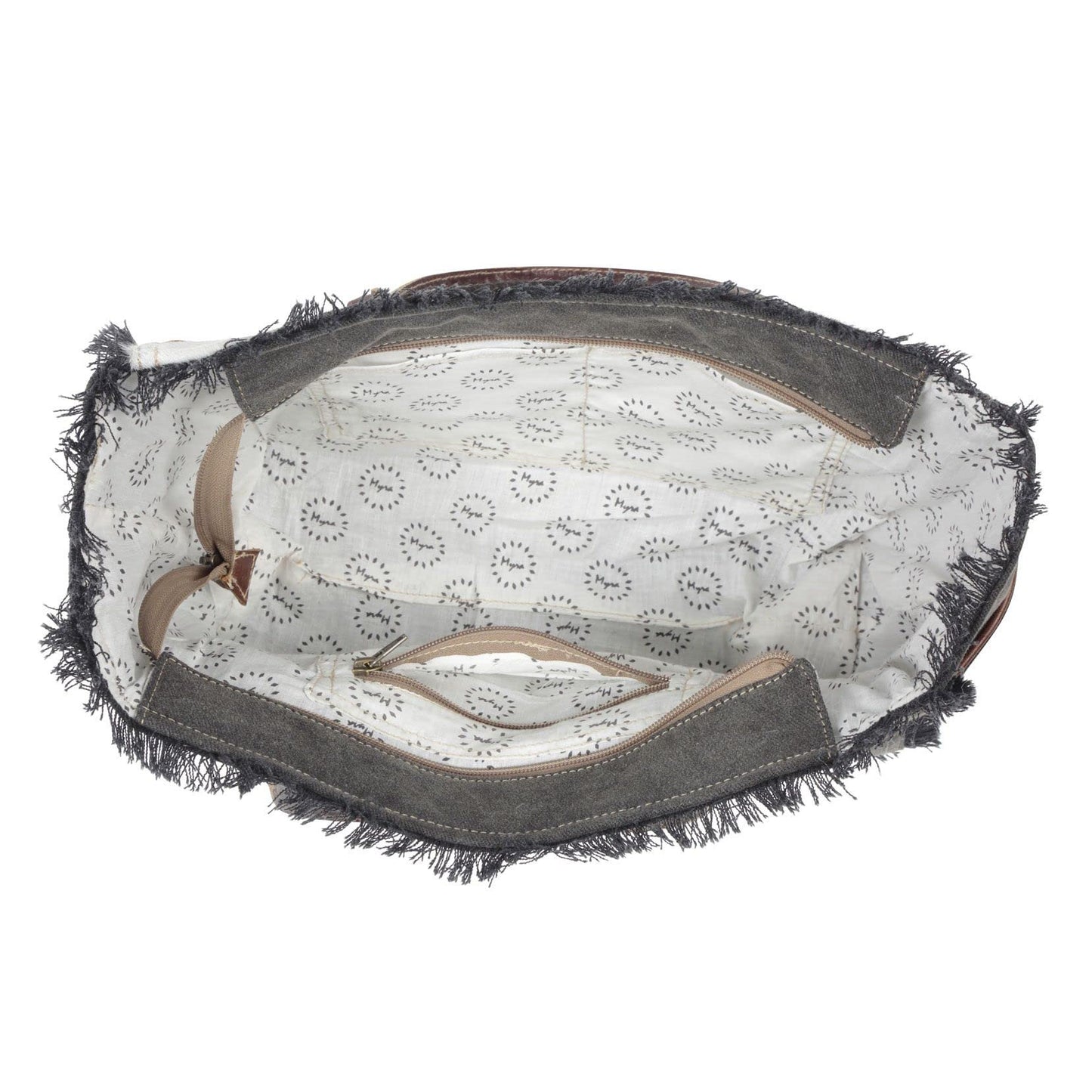 Myra Bag Articulate Canvas & Hairon Bag