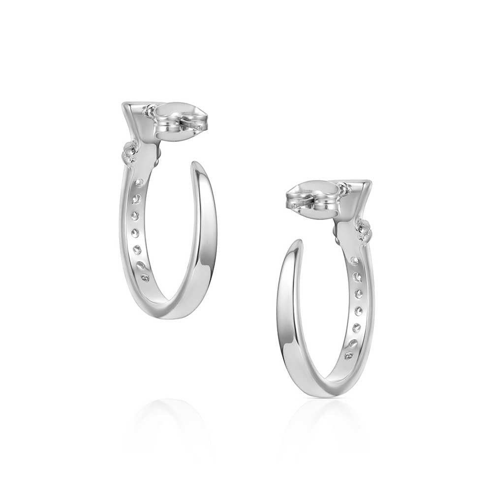 Montana SilversmithsHorseshoe Nail Hoop Horseshoe Earrings