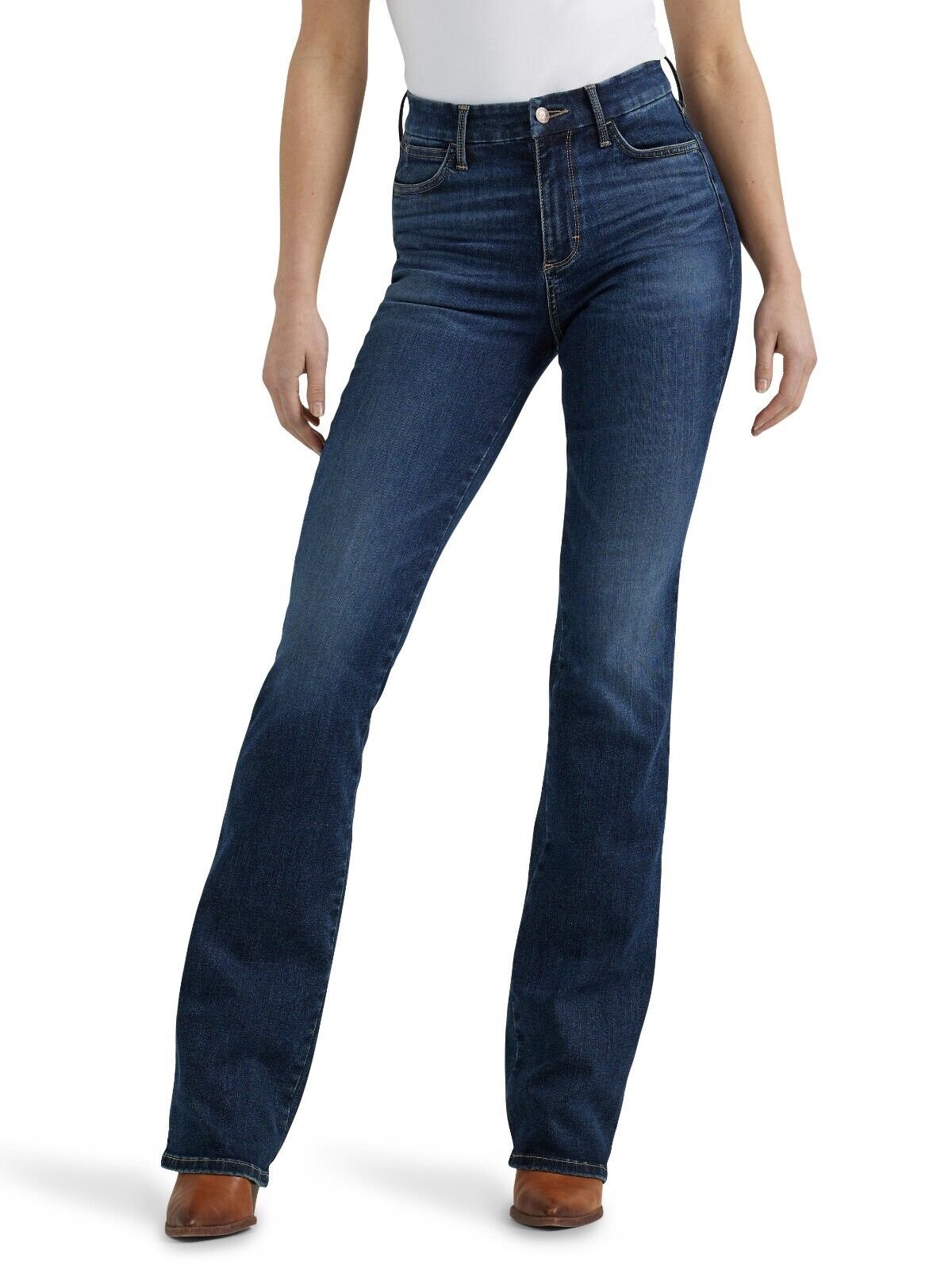 Wrangler Women's Bespoke High Rise Lacey Bootcut Jean