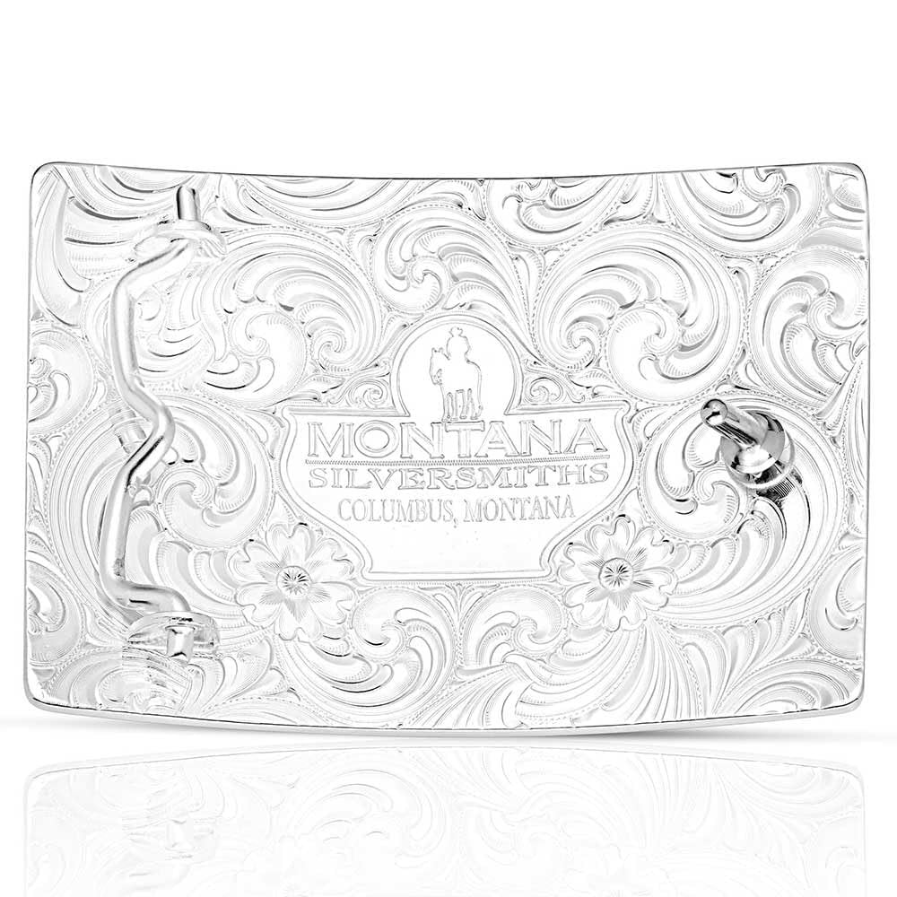 Montana Silversmiths Honor and Grit Ranch Bronc Belt Buckle