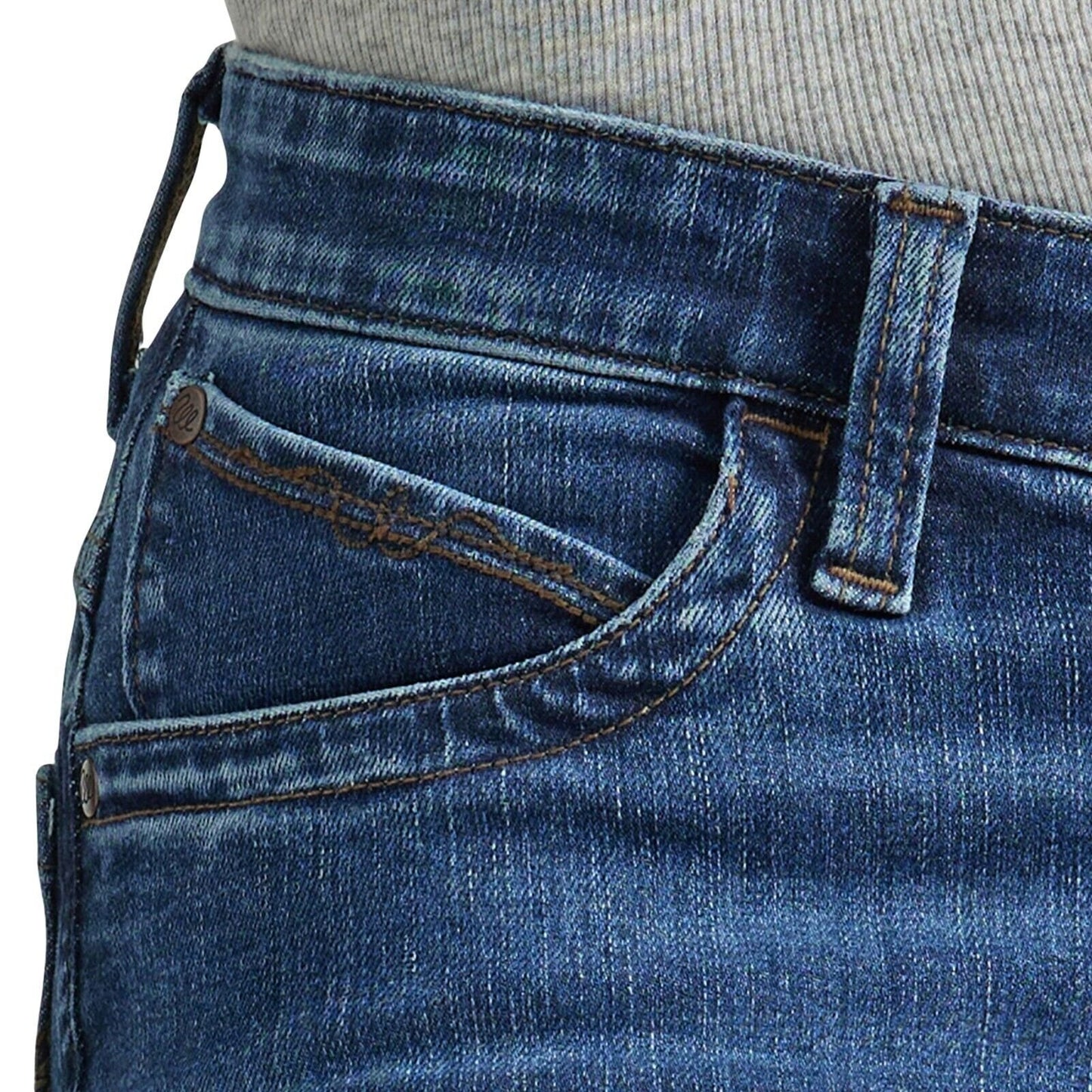Wrangler Ladies Ultimate Riding Jean Willow Mid-Rise Trouser Parker 112344945
