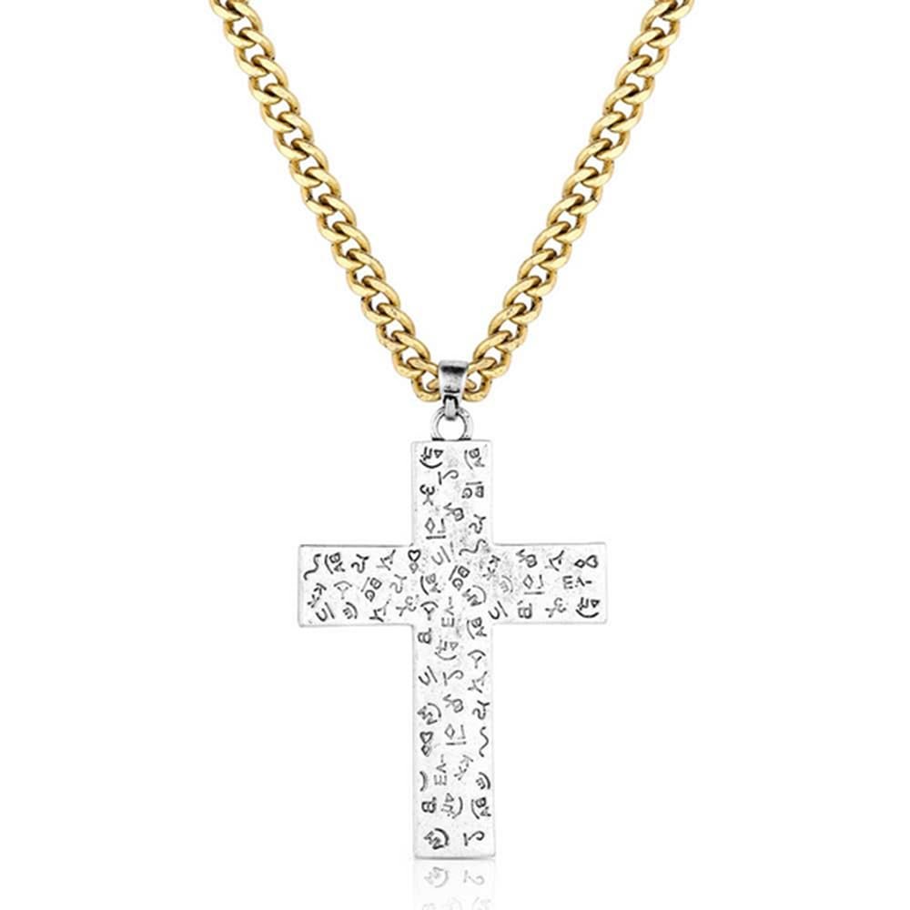 Montana Silversmiths Faithful Tradition Cross Necklace