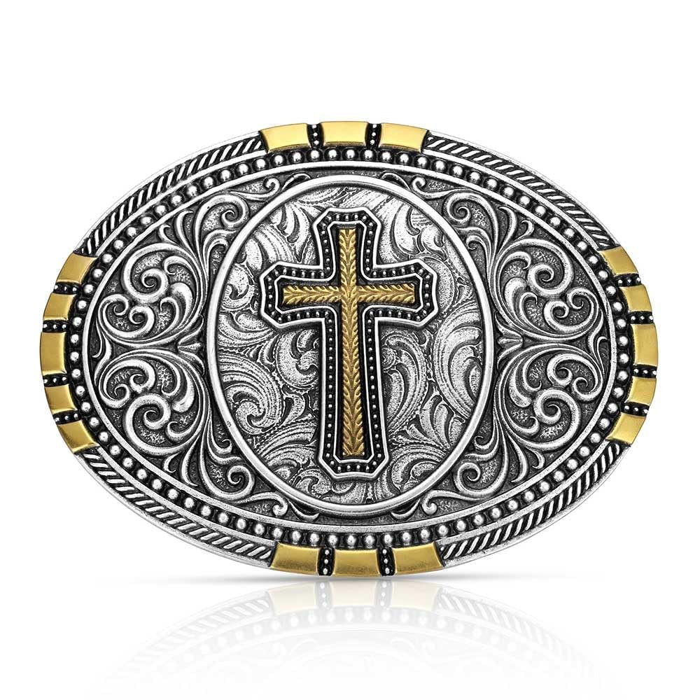 Montana Silversmiths Established Faith Belt Buckle