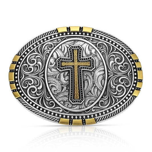 Montana Silversmiths Established Faith Belt Buckle