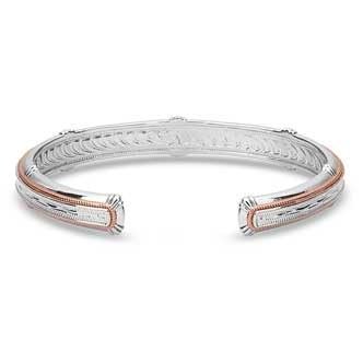 Montana Silversmiths Western Mosaic Cuff Bracelet - BC5690