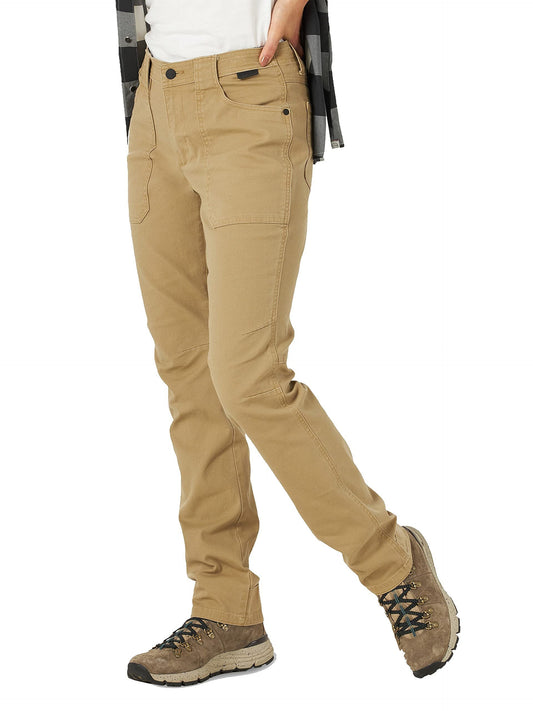 ATG by Wrangler Women's Canvas Slim Fit Pant, Elmwood, 6 Short