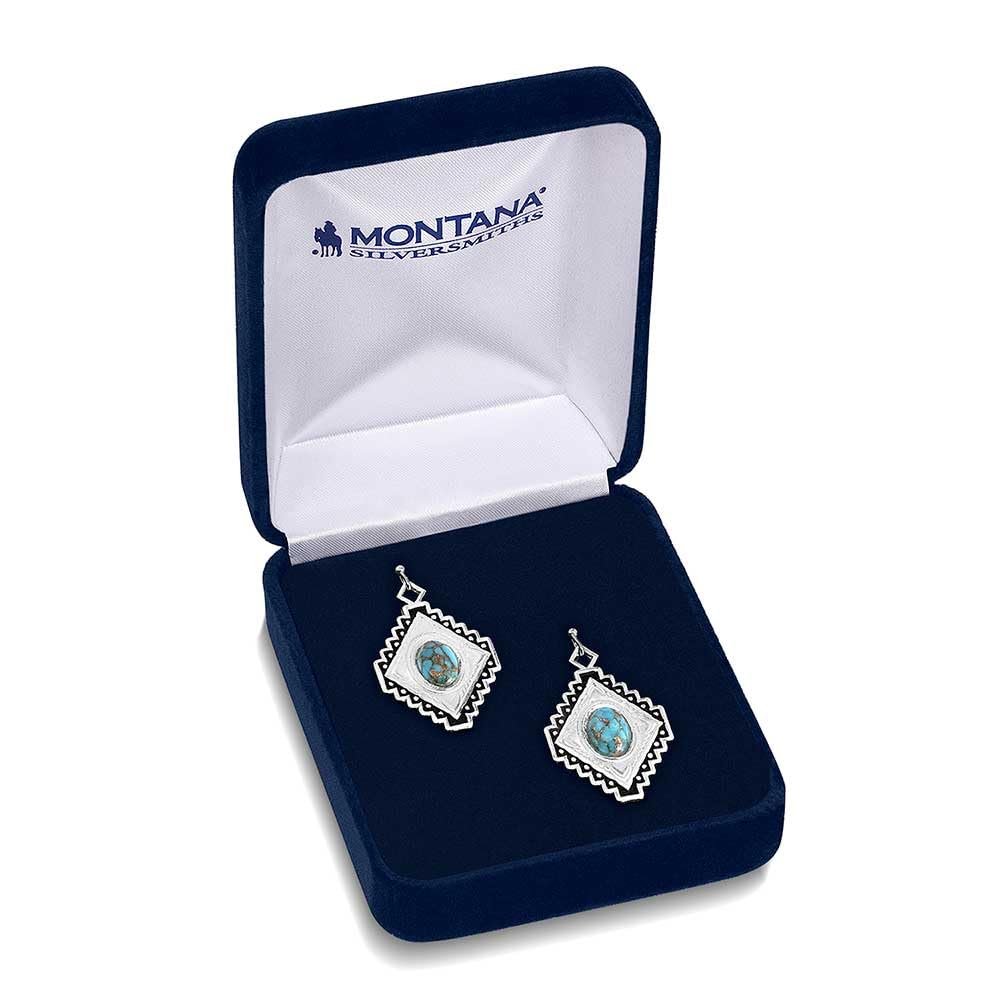 Montana Silversmiths Diamond of the West Earrings