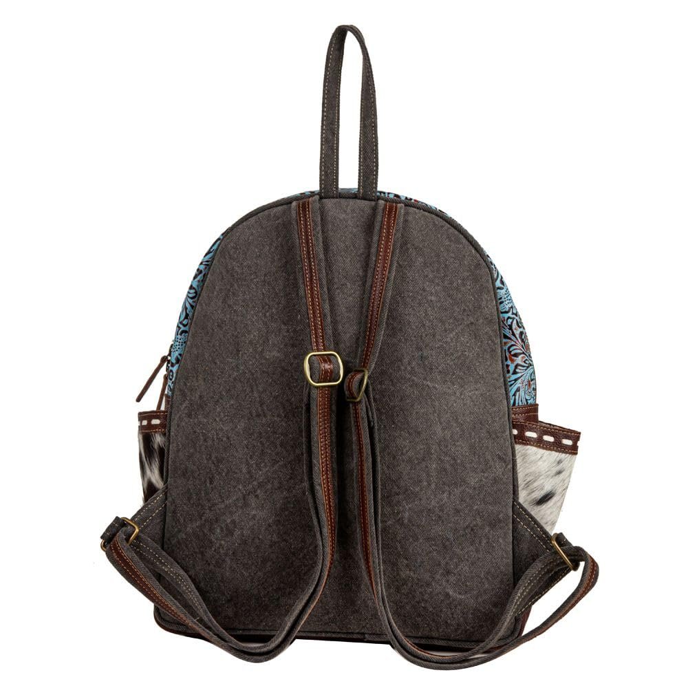 Myra Bag Chisum Draw Hand-Tooled Backpack