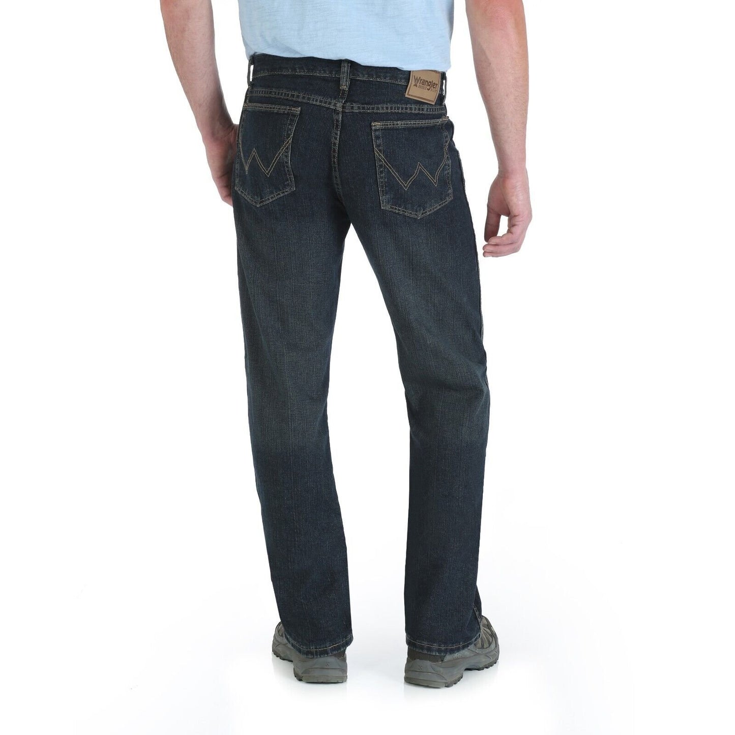 Wrangler Men's Rugged Wear Relaxed Straight Fit Jeans Denim Comfort Union New