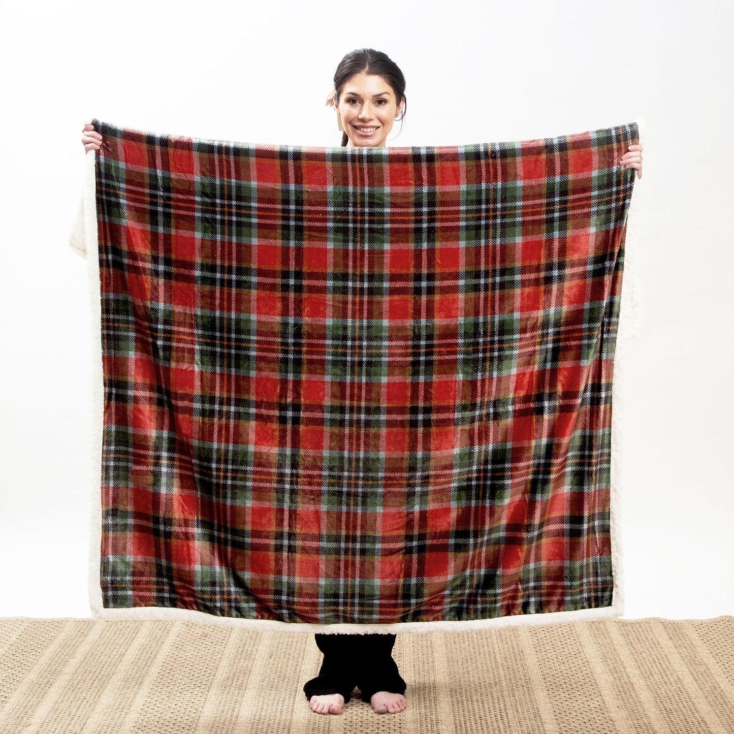 Ultra Premium Plush Sherpa Oversized Throw Blanket