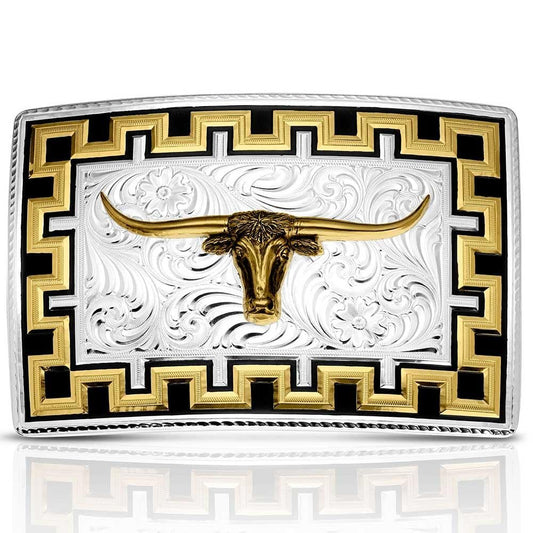 Montana Silversmiths Honor and Grit Belt Buckle