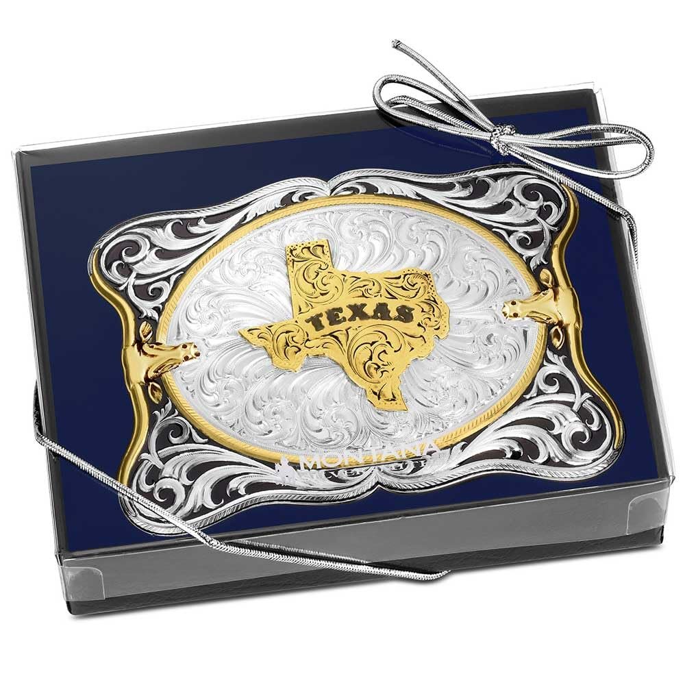 Montana Silversmiths The Cattlemen State of Texas Belt Buckle