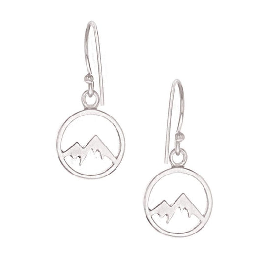 Montana Silversmiths Women's Mountain Majesty Charm Earrings Silver One Size