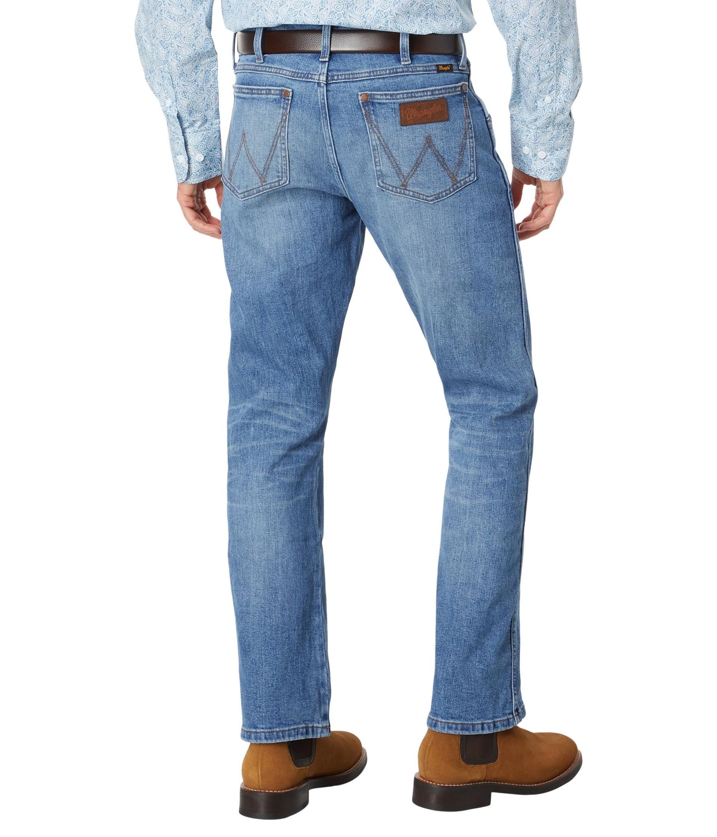 Wrangler Retro Green Jeans Slim Boot in Kresby Kresby 36 32