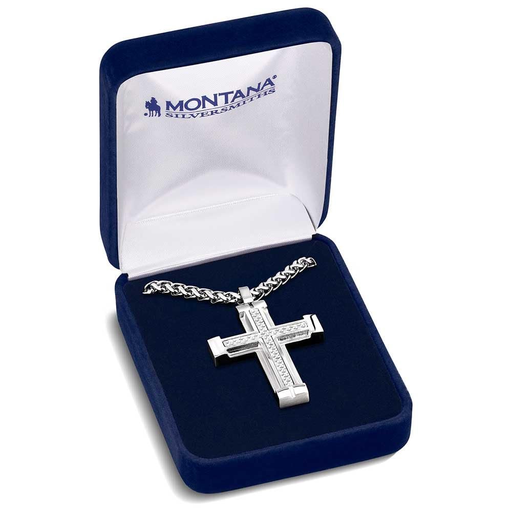 Montana Silversmiths Heros Belief Cross Necklace