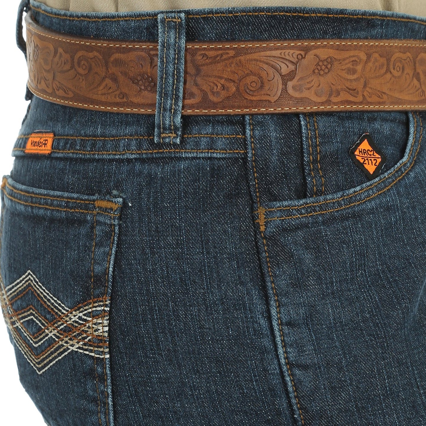 Wrangler Riggs Workwear womens Fr Western Mid Rise Boot Cut jeans, Blue Stone, 7W x 34L US