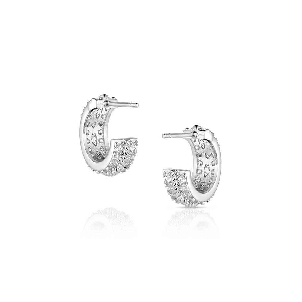 Montana Silversmiths Starlight Stillwater Hoop Earrings