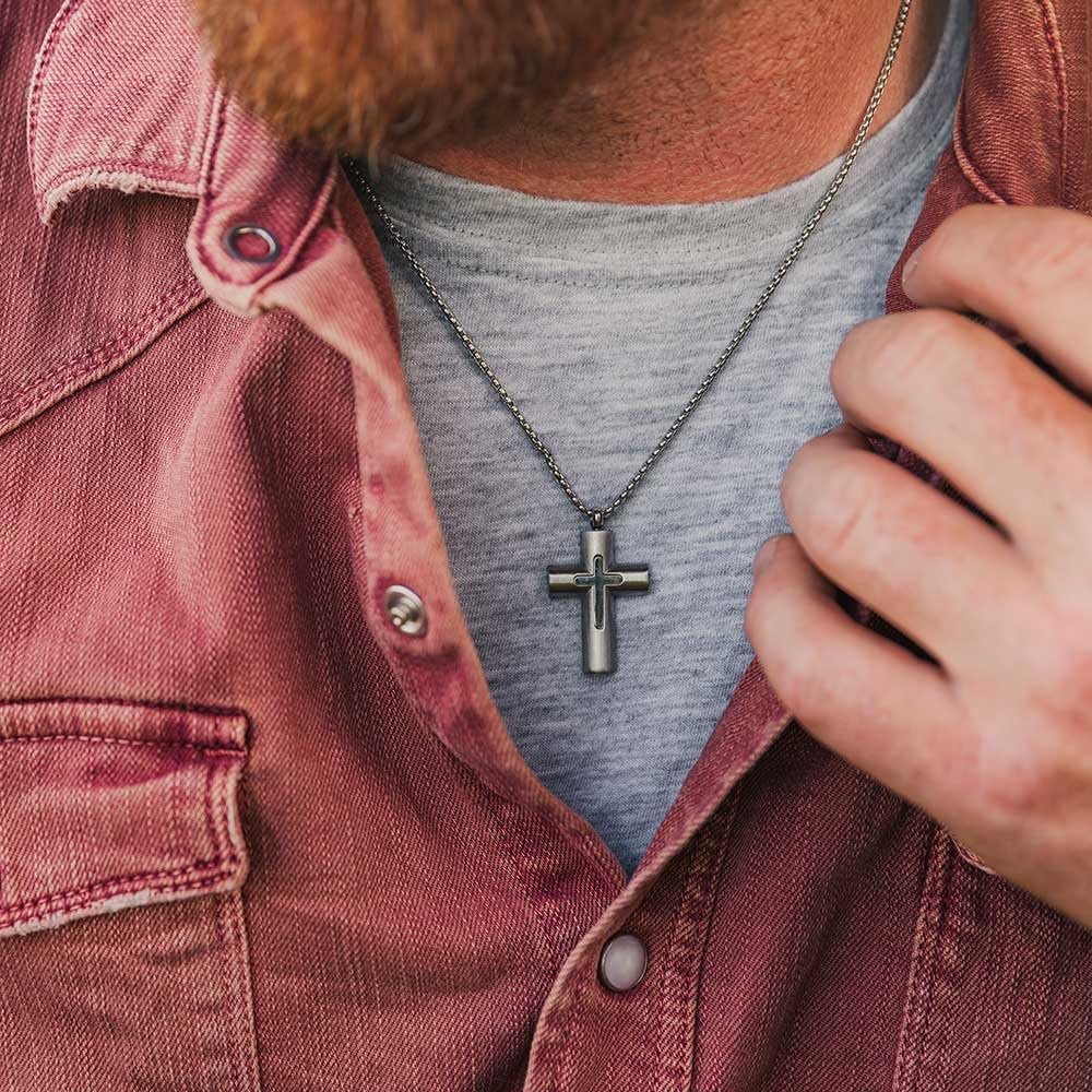 Montana Silversmiths Way Maker Cross Necklace