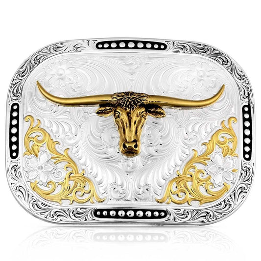Montana Silversmiths Class Act Two Tone Belt Buckle