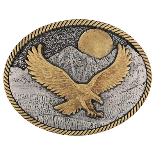 Montana Silversmiths Unisex Mountain Majesty Attitude Buckle - A997P One Size