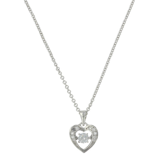 Montana Silversmiths Let's Dance A Little Dance Heart Necklace