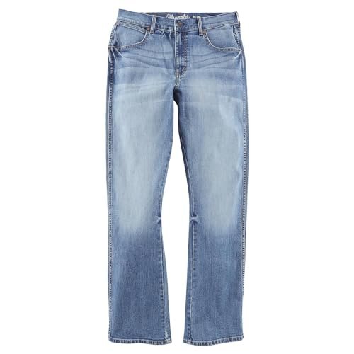 Wrangler Retro Green Jeans Slim Boot in Kresby Kresby 36 32