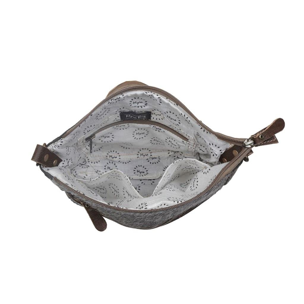 Myra Bag Chevron Patterned Cross-Body Upcycled Bag