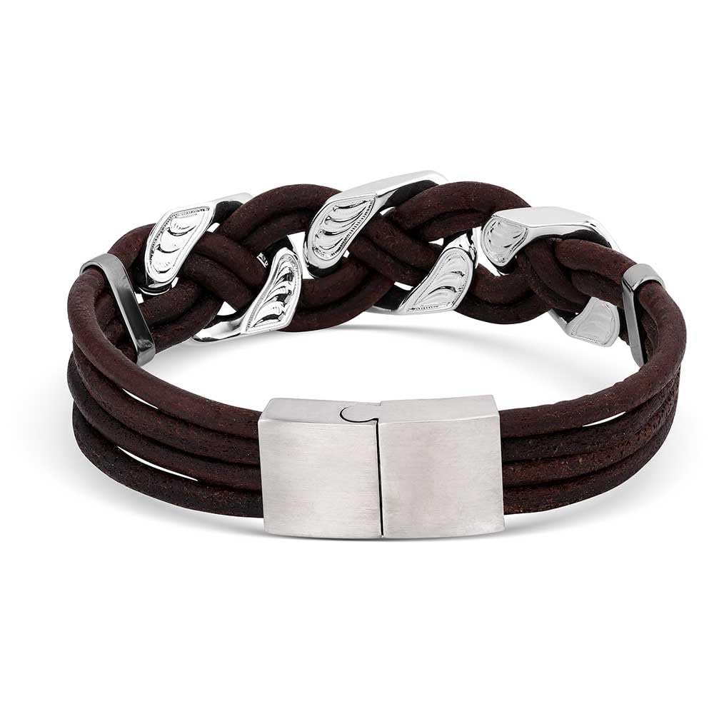 Montana Silversmiths Rustic Braided Men's Bracelet