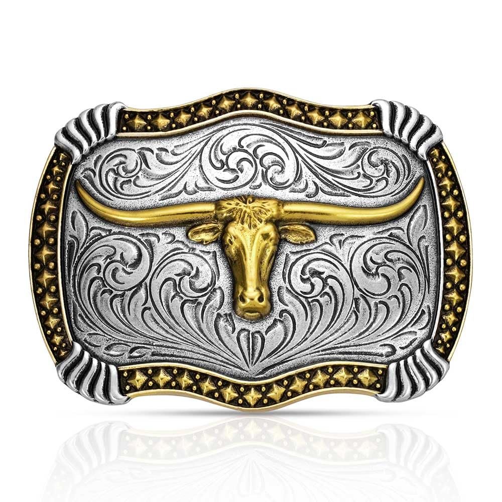 Montana Silversmiths Longhorn Legacy Belt Buckle