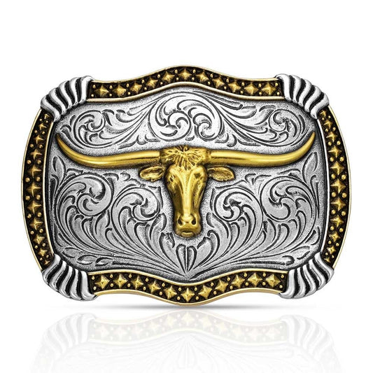 Montana Silversmiths Longhorn Legacy Belt Buckle