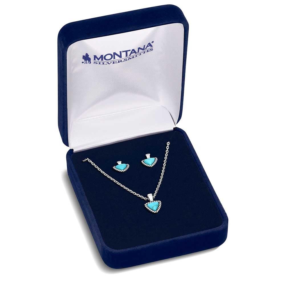 Montana Silversmiths Braided Journey Jewelry Set