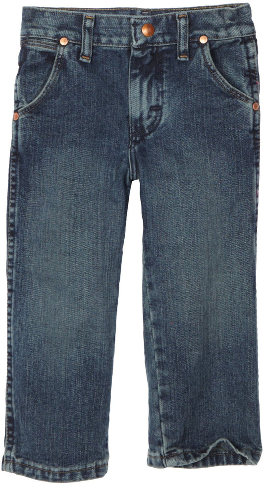 Wrangler Boys' Big 13MWZ Cowboy Cut Original Fit Jean, Subtle Worn, 9