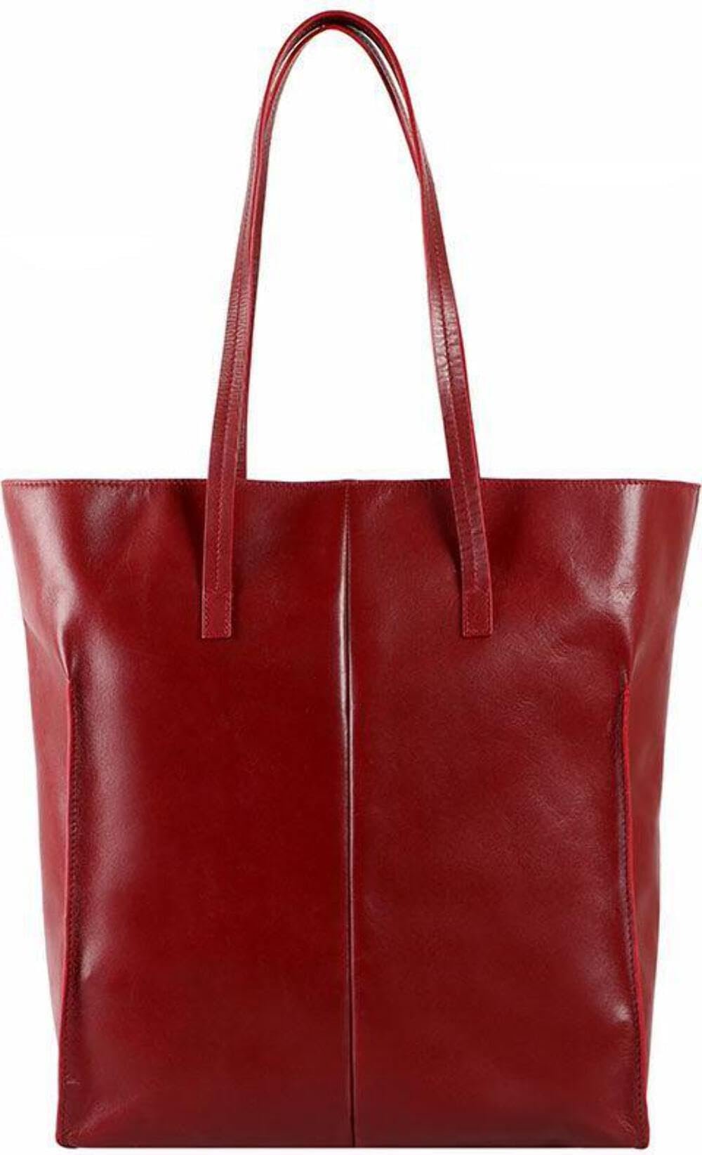 Scully Italia Tiffany Leather Tote Bag - Red