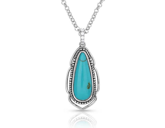 Montana Silversmiths Radiant Western Skies Turquoise Necklace - NC5721