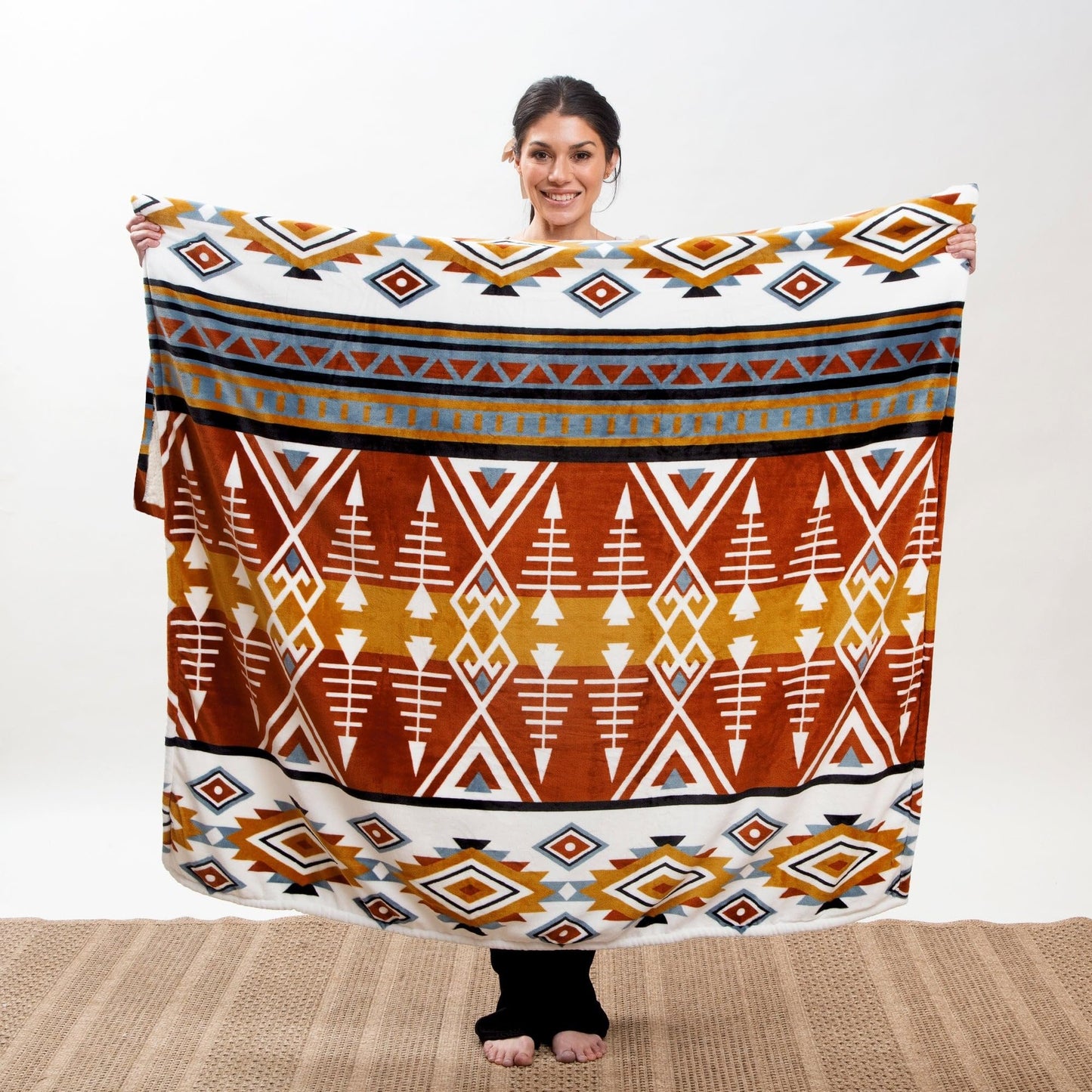 Ultra Premium Plush Sherpa Oversized Throw Blanket