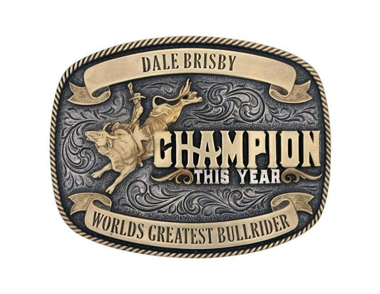 Montana Silversmiths Officially Licensed Dale Brisby Rodeo Western Belt Buckle