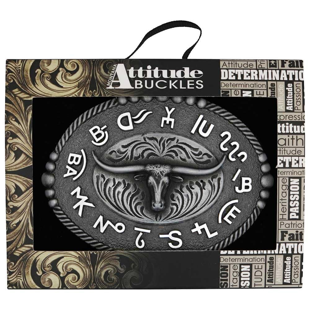 Montana Silversmiths Branded Legacy Belt Buckle