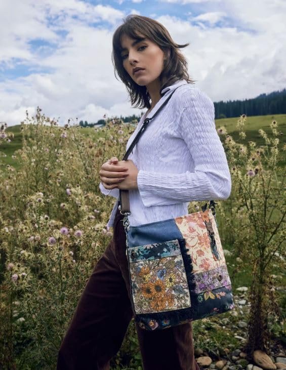 Myra Bag Le Fleur Crossbody Bag in Blue