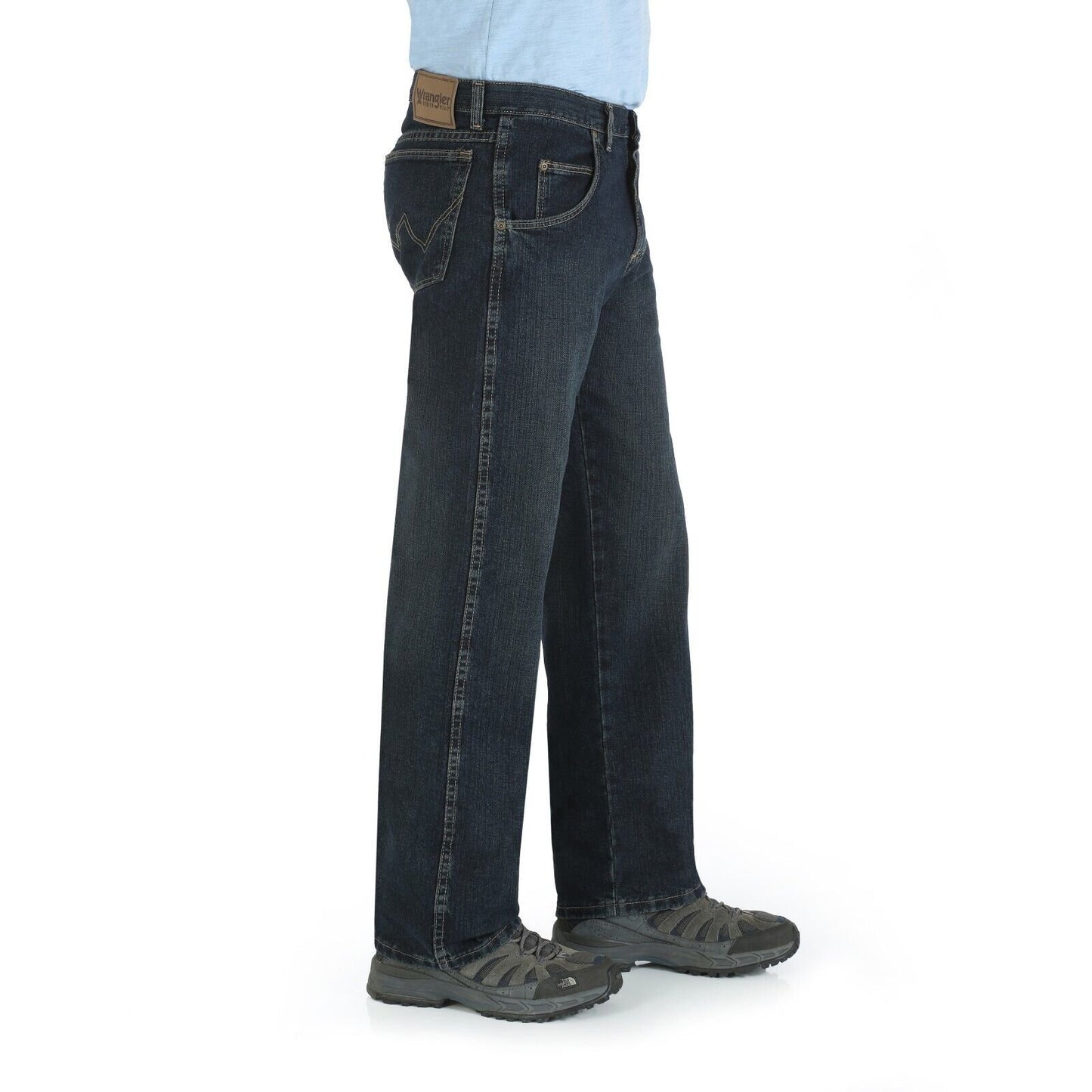 Wrangler Men's Rugged Wear Relaxed Straight Fit Jeans Denim Comfort Union New