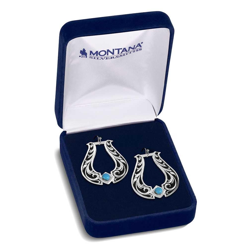 Montana Silversmiths Callie's Turquoise Trail Earrings