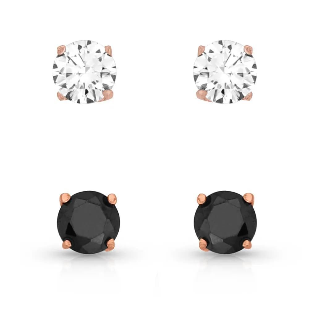 Montana Silversmiths Opposites Attract Double Crystal Earrings