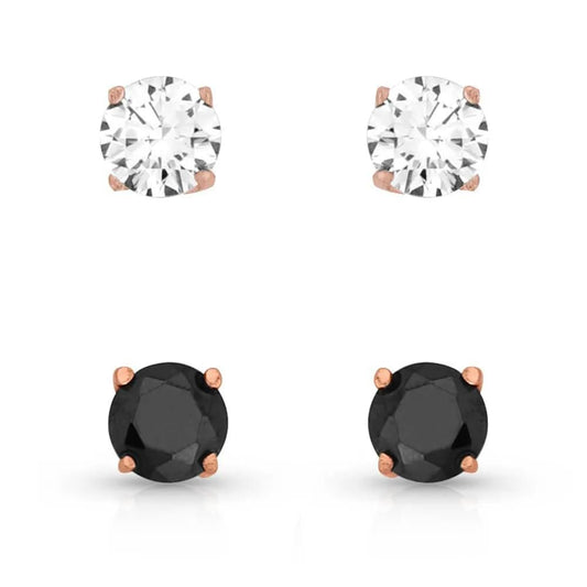 Montana Silversmiths Opposites Attract Double Crystal Earrings