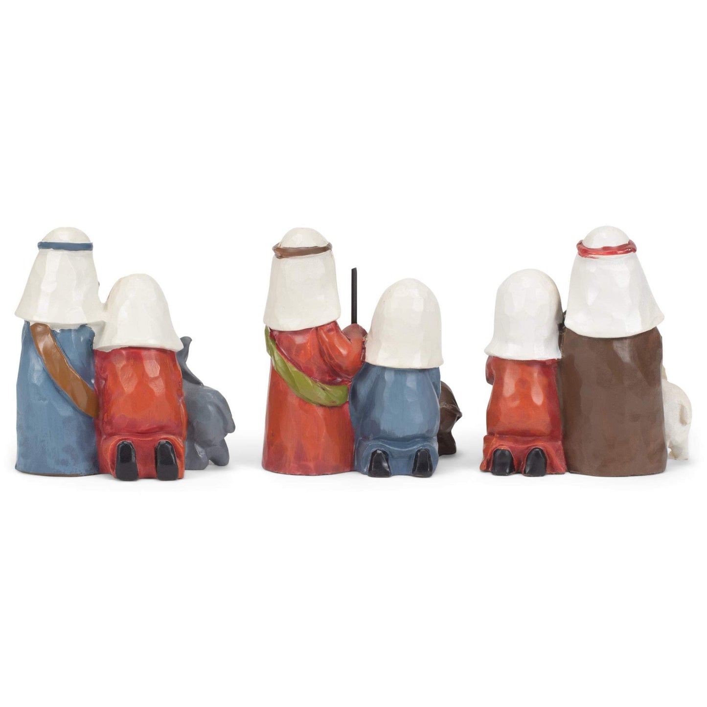 Holiday Nativity Set of 3 Figurines