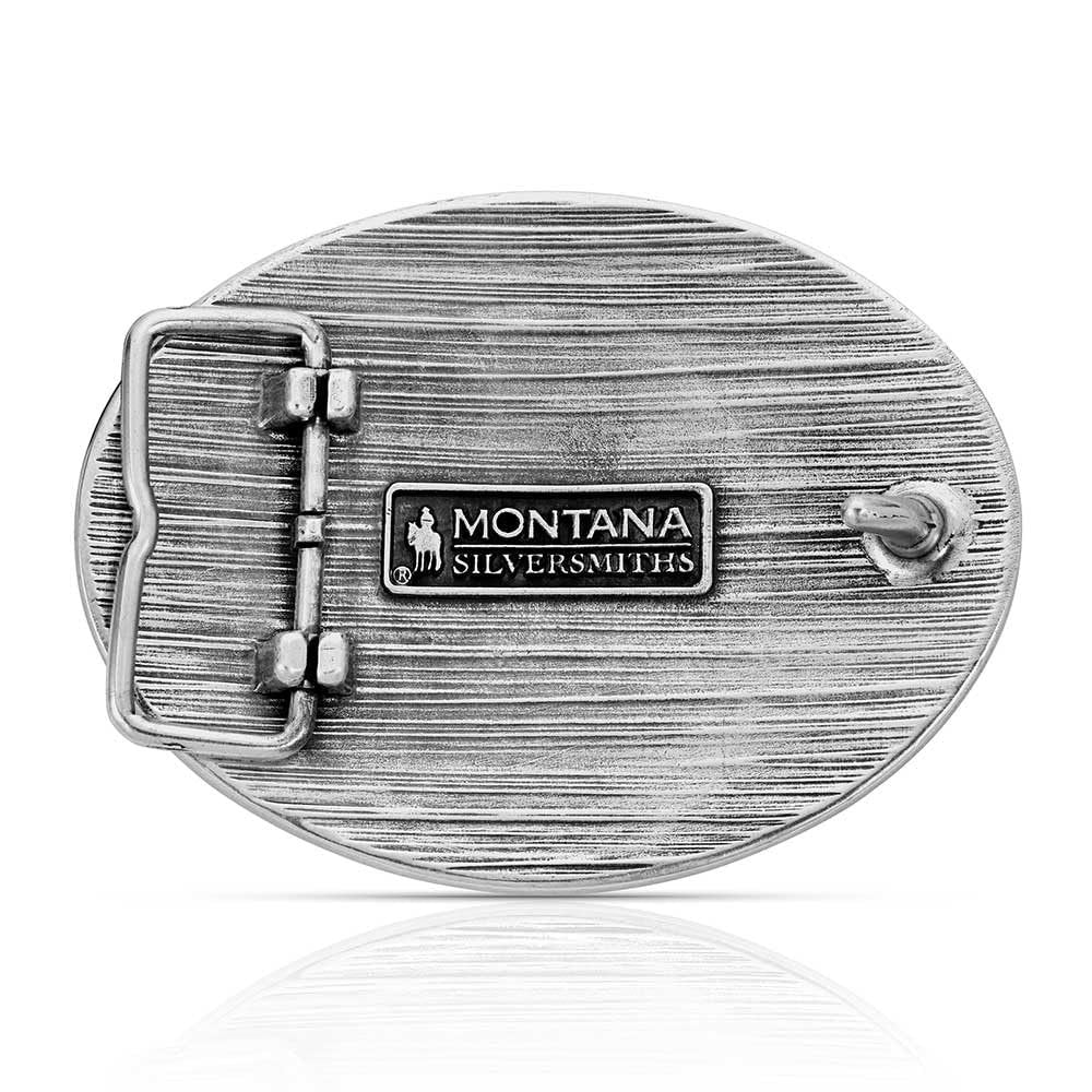 Montana Silversmiths Buffalo Ridge Belt Buckle