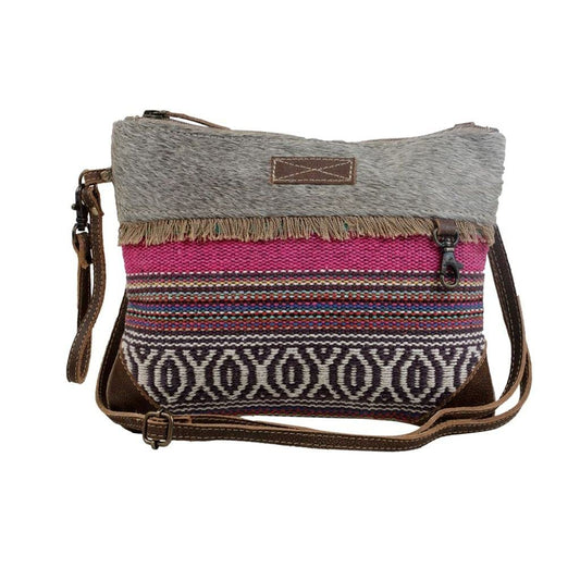 Myra Bag Laced Small & Cross-Body Upcycled Bag