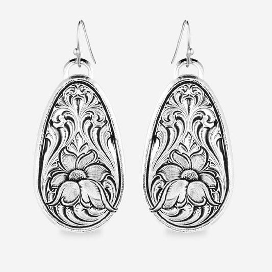 Montana Silversmiths Wildflower Impressions Earrings
